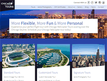 Tablet Screenshot of chicagohelicoptertours.com